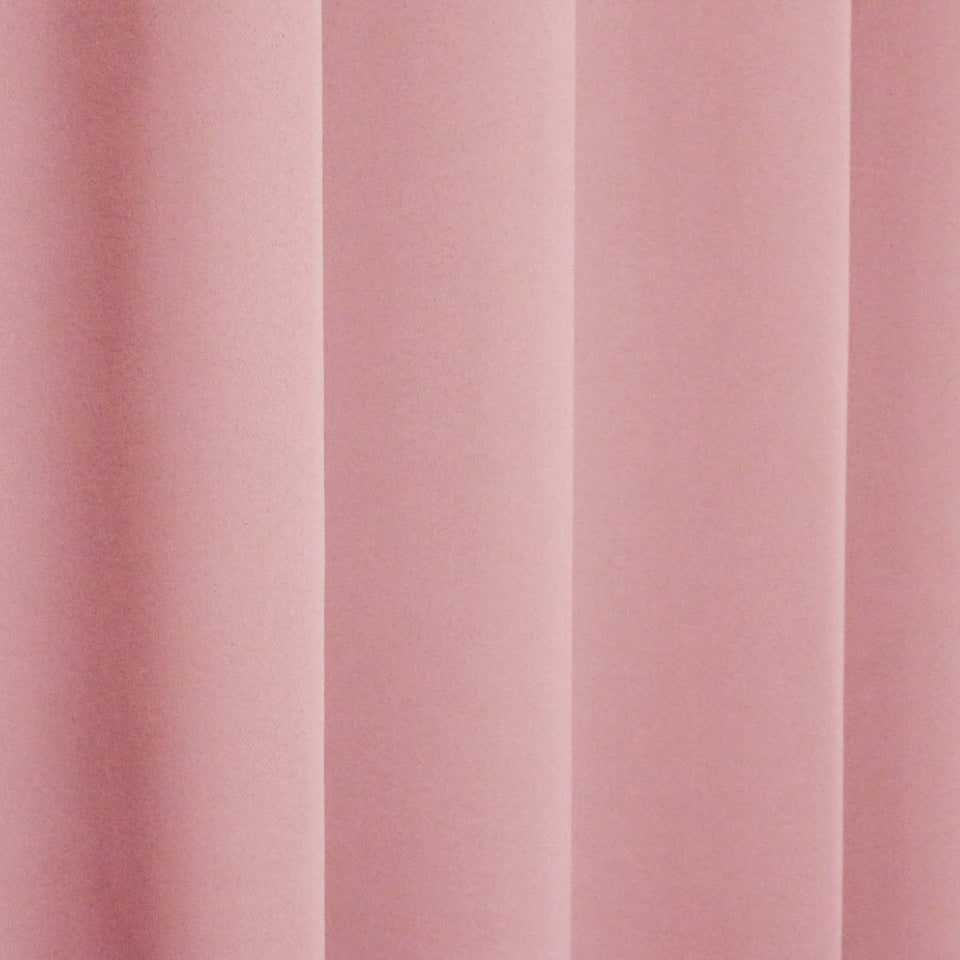 遮光1級無地プレーンカーテン ライトピンク 