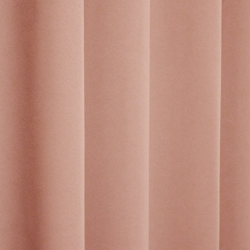 遮光1級無地プレーンカーテン サーモンピンク 