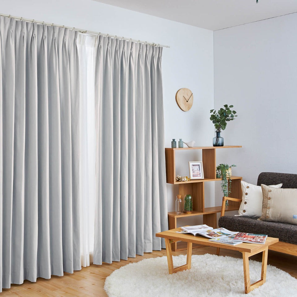 Cotton＆Linen 天然素材100％使用のナチュラルカーテン 大サイズ オーダー｜綿100％ 天然素材のふんわり色ナチュラルカーテン｜ナチュリエ