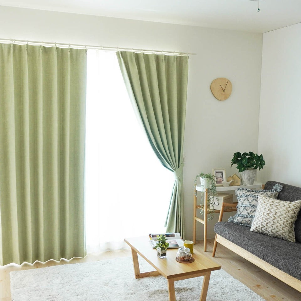 既製｜遮光2級 人気のくすみカラーのミニマルデザイン｜ヒューストン