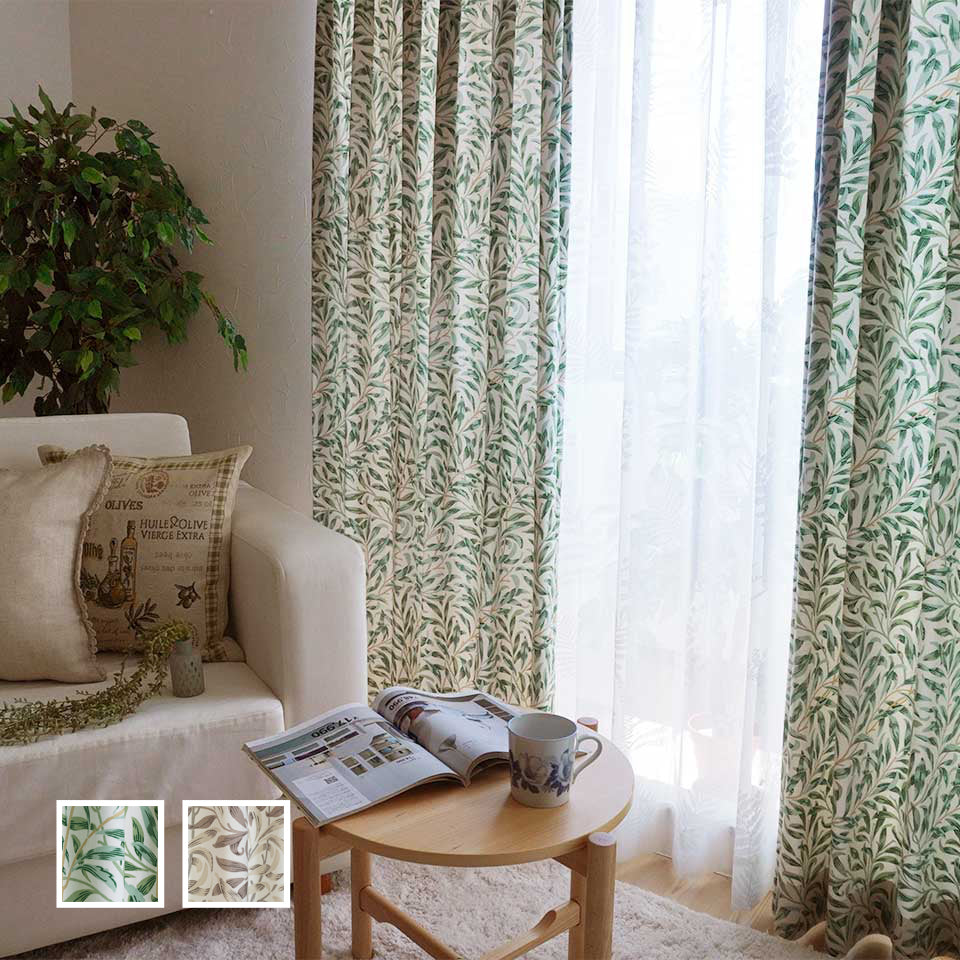 花柄・草木柄カーテン