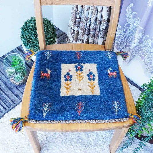 ミニギャッベ 座布団サイズ-1