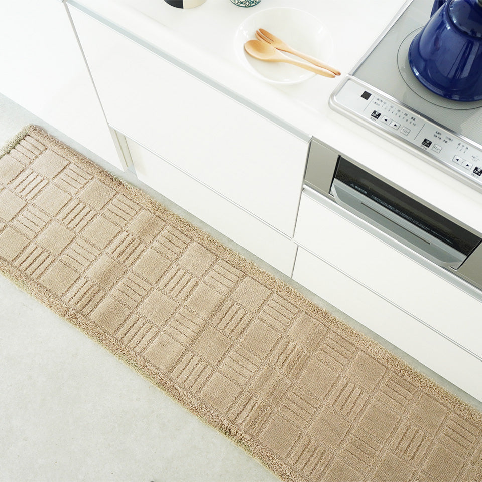 難あり新品フェイラー アネモネ キッチンマット エスキューブキッチンズ シートが滑らないからお掃除スムーズ 汚れたら