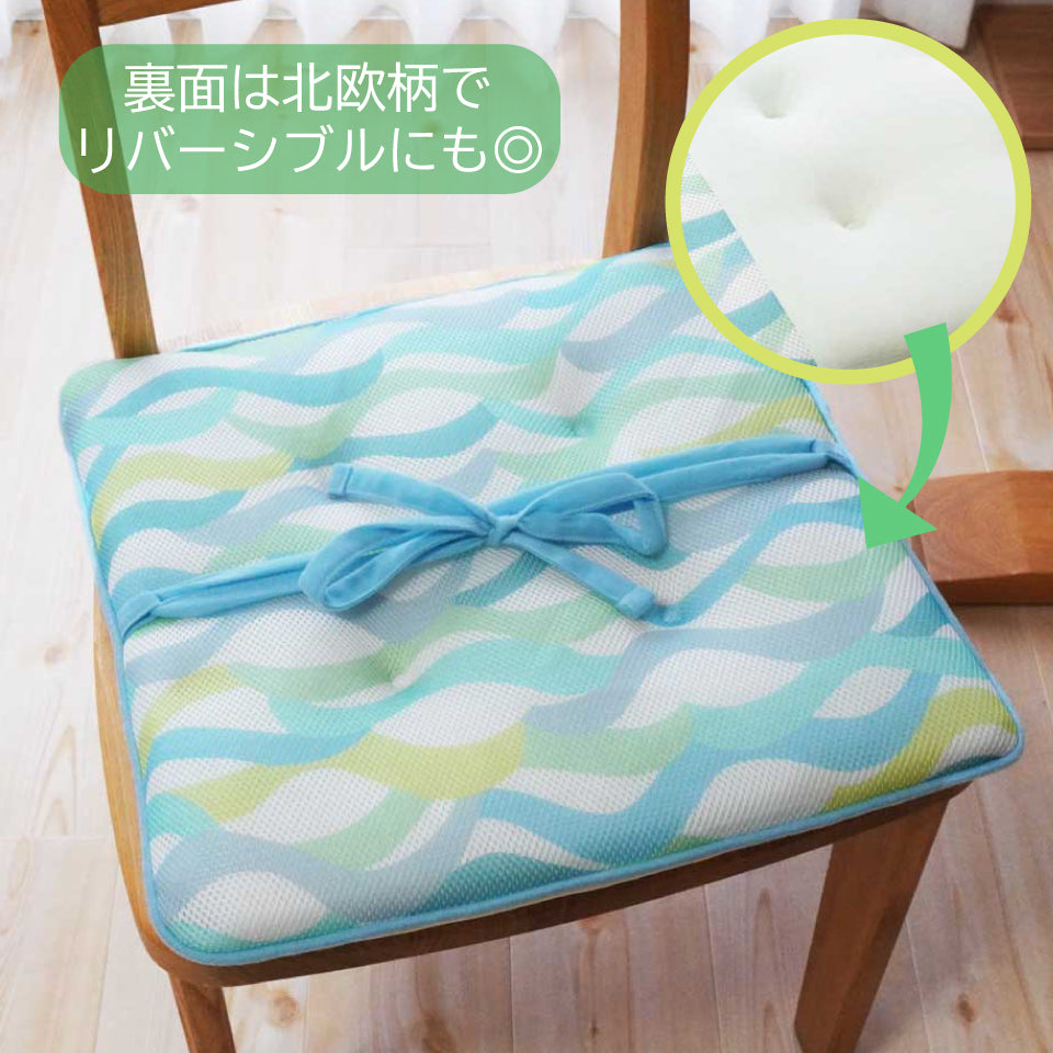 Mキンメル 　シートクッションBL-裏面