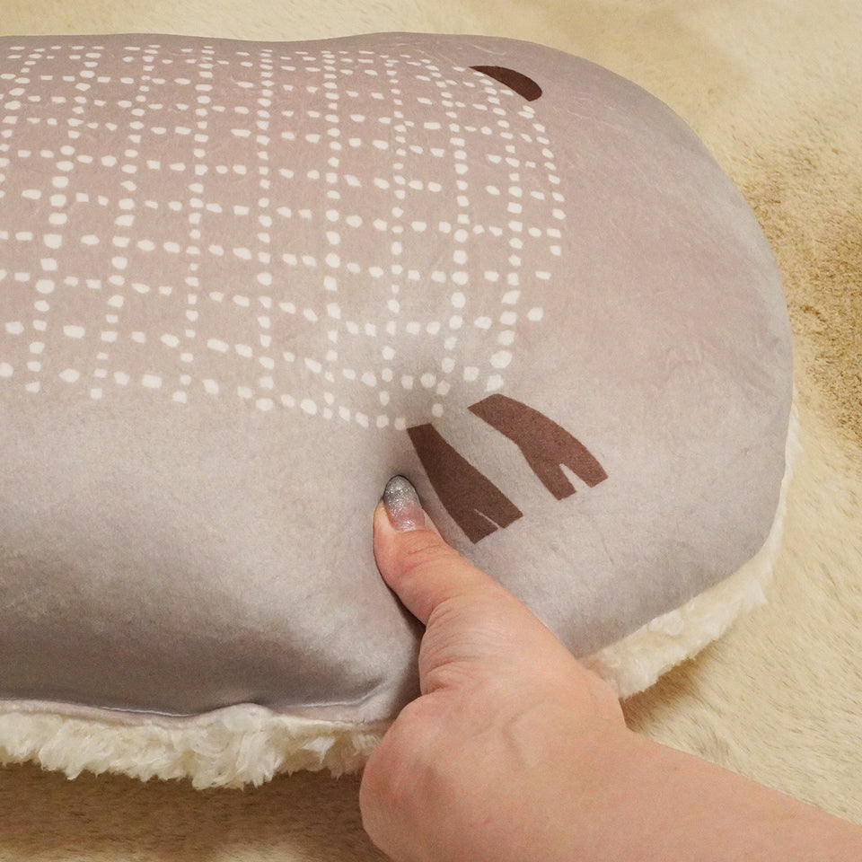 あったかもっちり 癒されるひつじモチーフ｜RNレポ ダイキャストクッション｜マシュマロみたいにもっちりふわふわ
