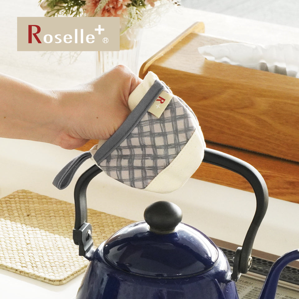 熱い料理も安心♪コンパクトで収納も便利◎おしゃれで気軽に使えるミトン｜Rアイヘ ミトン 《グレー》　アウトレット