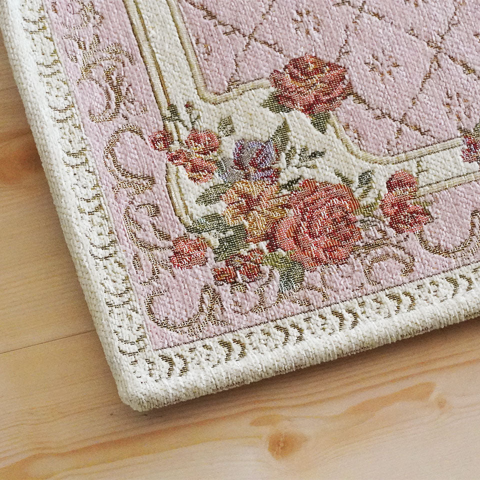 SR-822 ゴブラン玄関マット ピンク