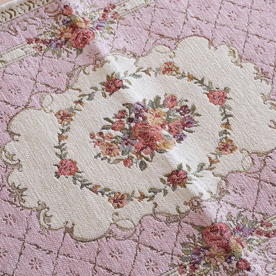 SR-822 ゴブラン玄関マット ピンク