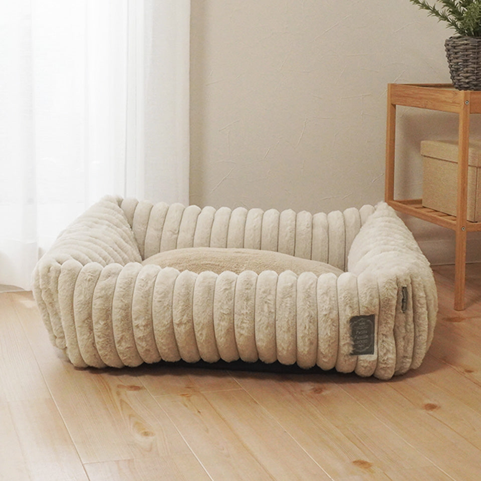 3サイズ ラビットファー調の柔らかな肌触りでふんわりあったか|SR