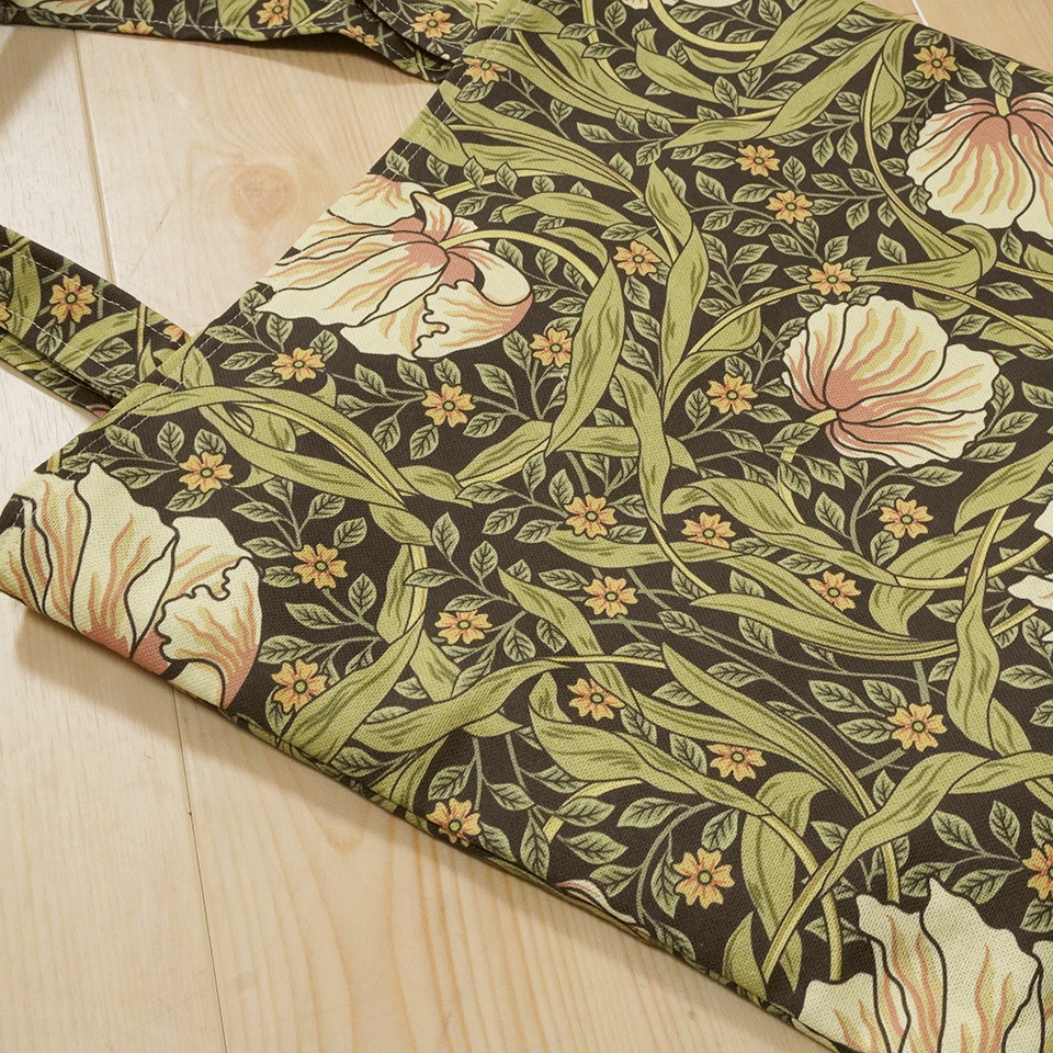 ウィリアムモリス柄　オリジナルバッグ S-柄アップ