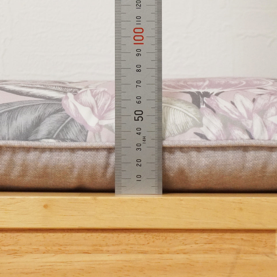 紐付きメッシュ シートクッション 厚さ約7cm