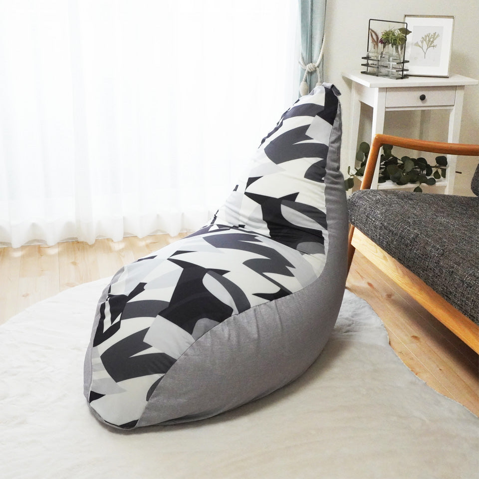 幾何学柄クッションカバー 伸縮素材・手洗いOK｜Vマジカ ビーズ