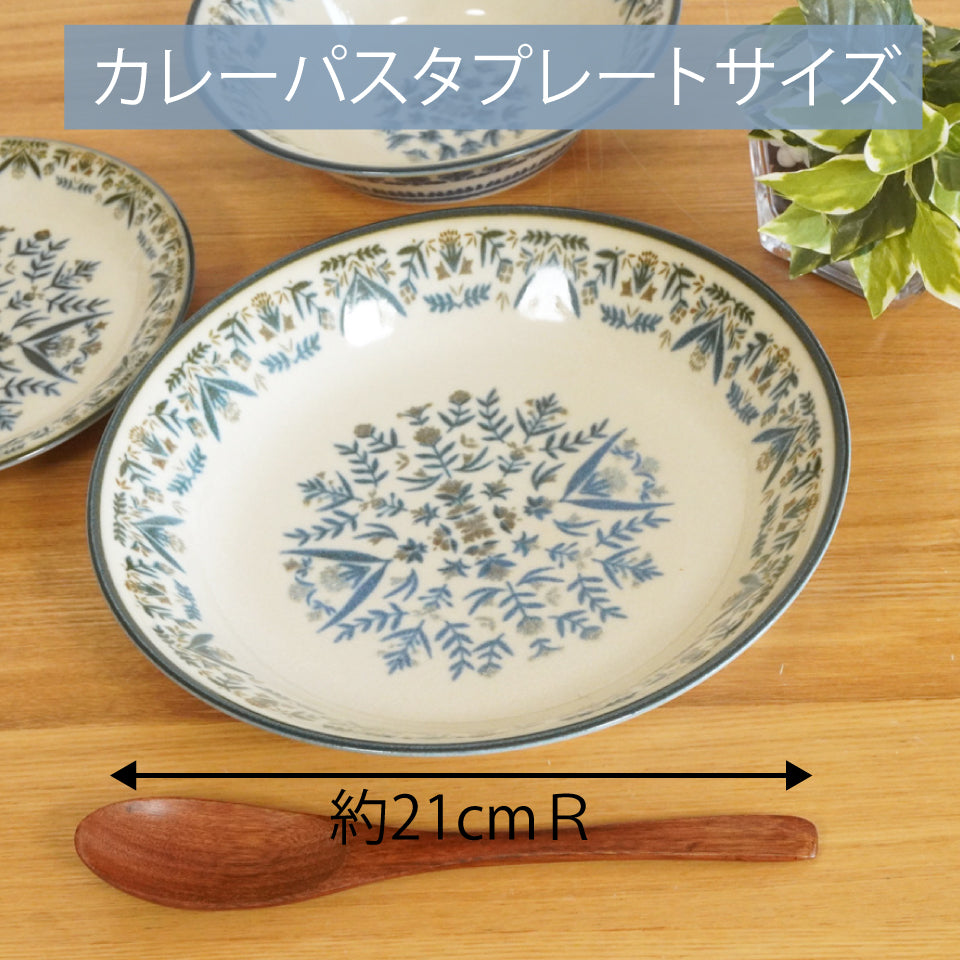 カレーパスタプレートサイズ