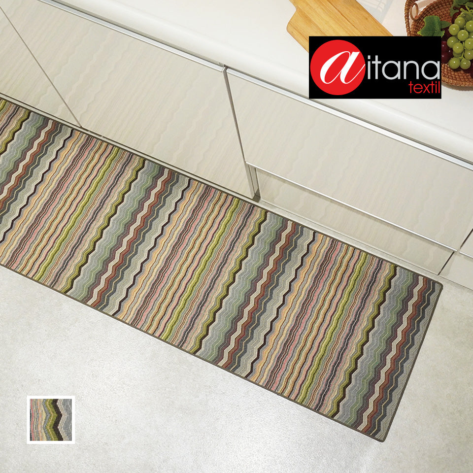 スペイン直輸入AITANA社製のカラフルな色使いがおしゃれキッチンマット