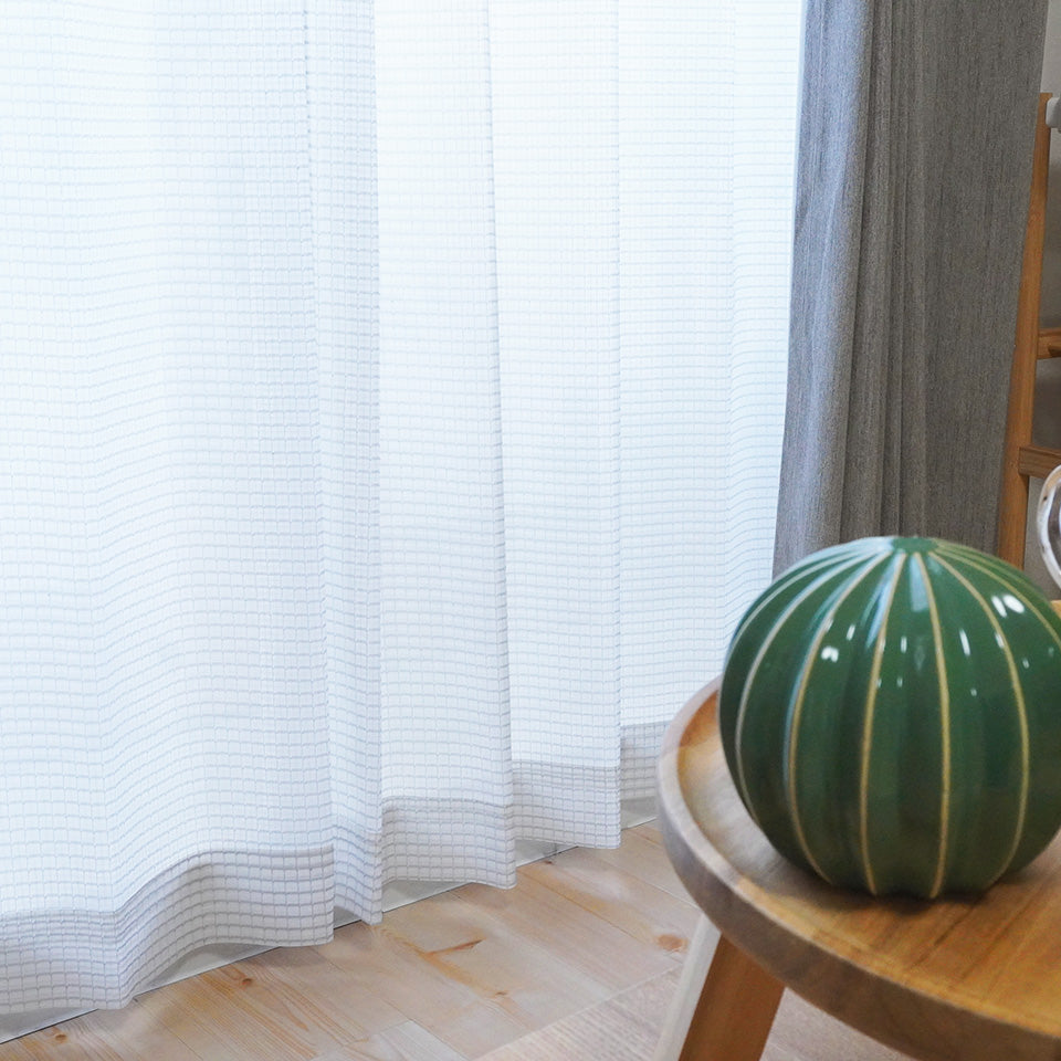 ニトリ　アクト　カーテン　レース付き　丈約210x幅約140 遮光2級・遮熱・消臭カーテン(アクト アイボリー 100X110X2