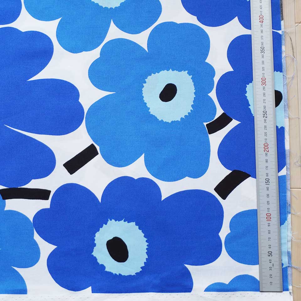 marimekko】ピエニウニッコ 生地売り《ブルー》