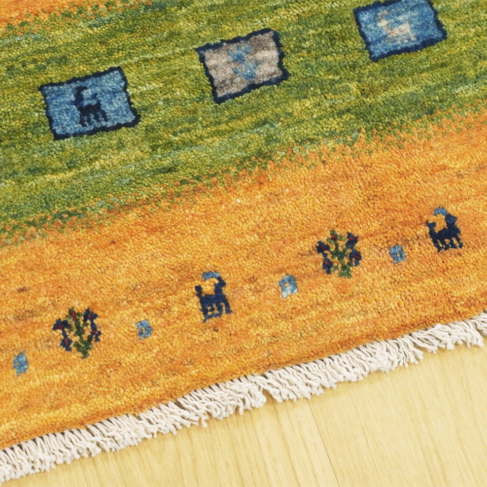 ギャッベ絨毯　205×153 ギャッベ（ギャベ）専門店 インプレッションオブギャッベ / 【15