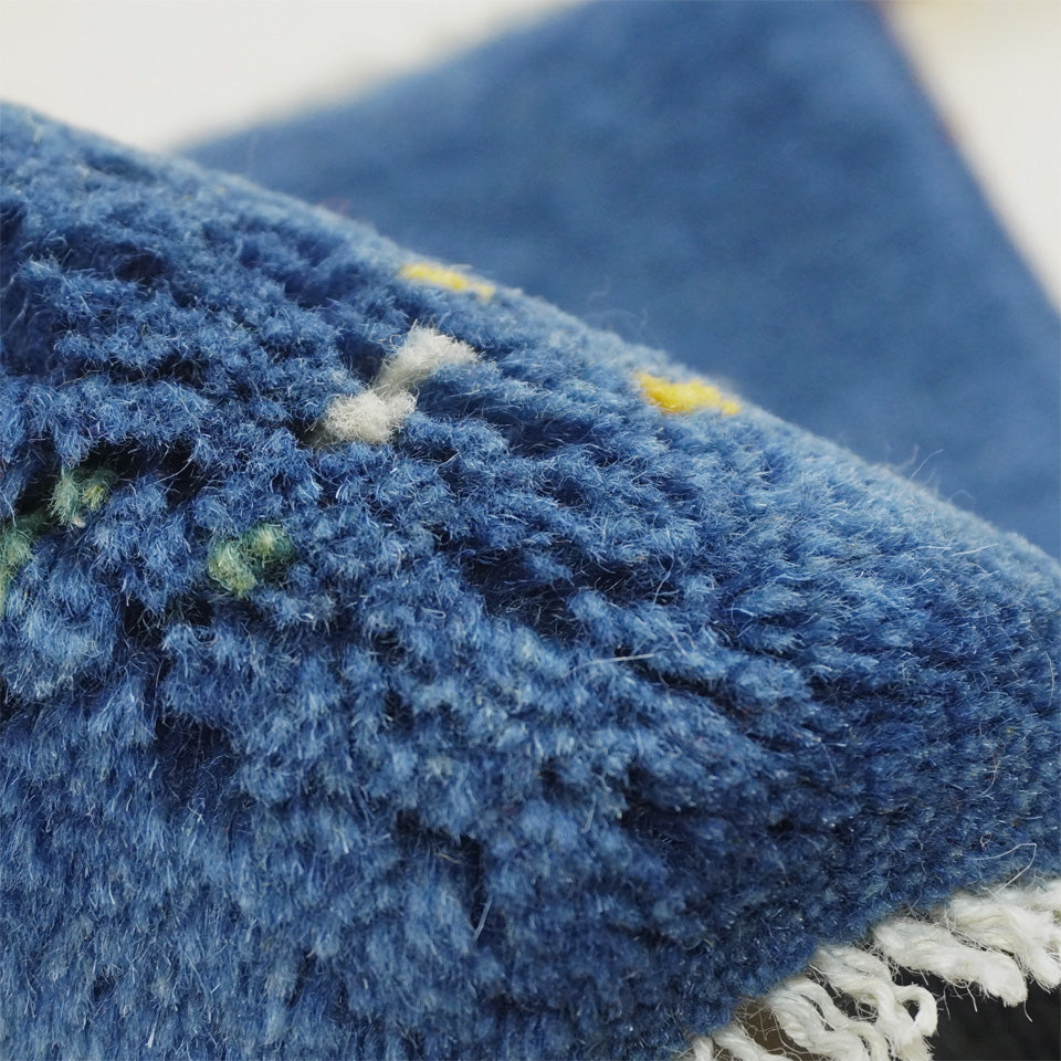 美品　ギャッペ座布団サイズ2枚 決算SALE9/13-9/30】ギャッベ 座布団サイズ 41×40cm 手織り生命