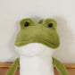 かわいいアニマルデザイン ふんわり癒しのぬいぐるみ型｜ハグハグタッセル フロッグ　アップ