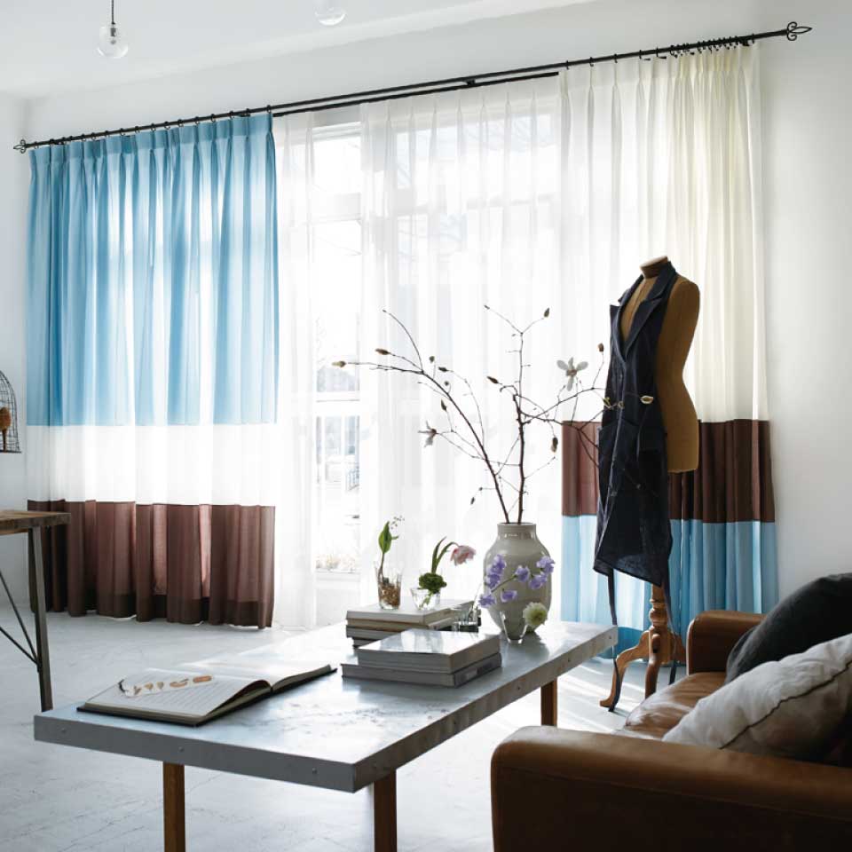 クラスト19 ネクスティダブル 211〜309cmセット サイズオーダー A〜Eセット カラー アンティークホワイト アンティークブラック 他 トーソー⁄TOSO製 アイアンカーテンレール⁄クラスト19