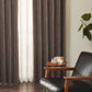 遮光1級 深みのあるダークトーンのジャガード織 モダンで高級感のあるカーテン