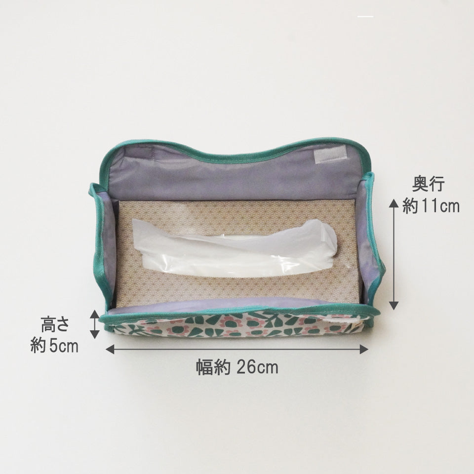 一般的なティッシュが入るティッシュカバー