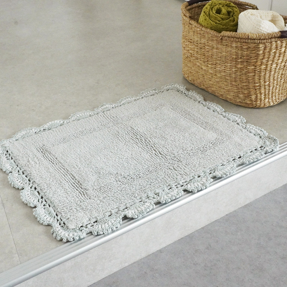 肌触りの良いインド綿100%バスマット｜クラフT558 バスマット