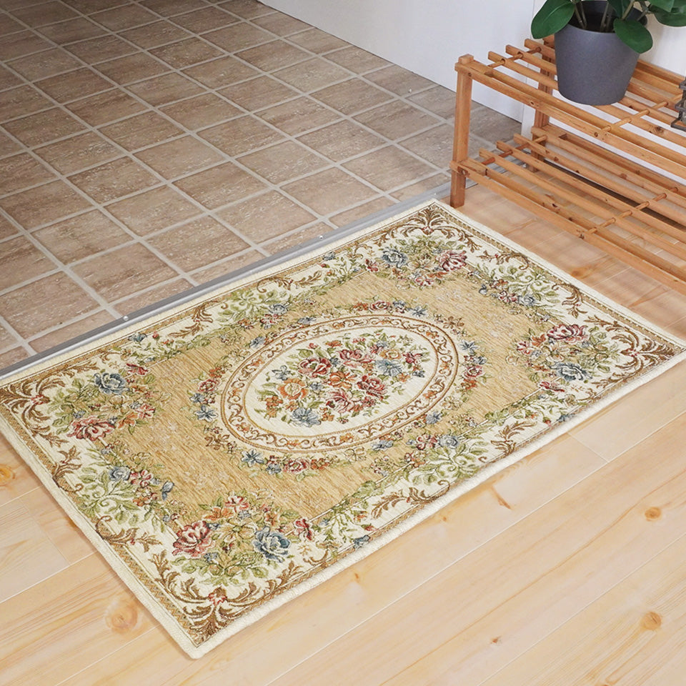 シェニール糸の高級感ある玄関マット｜ミラーノーブル 玄関マット