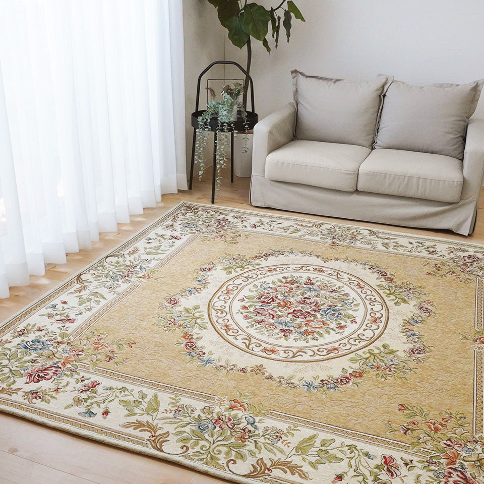 シェニール糸の高級感ある敷物｜ミラーノーブル ラグマット