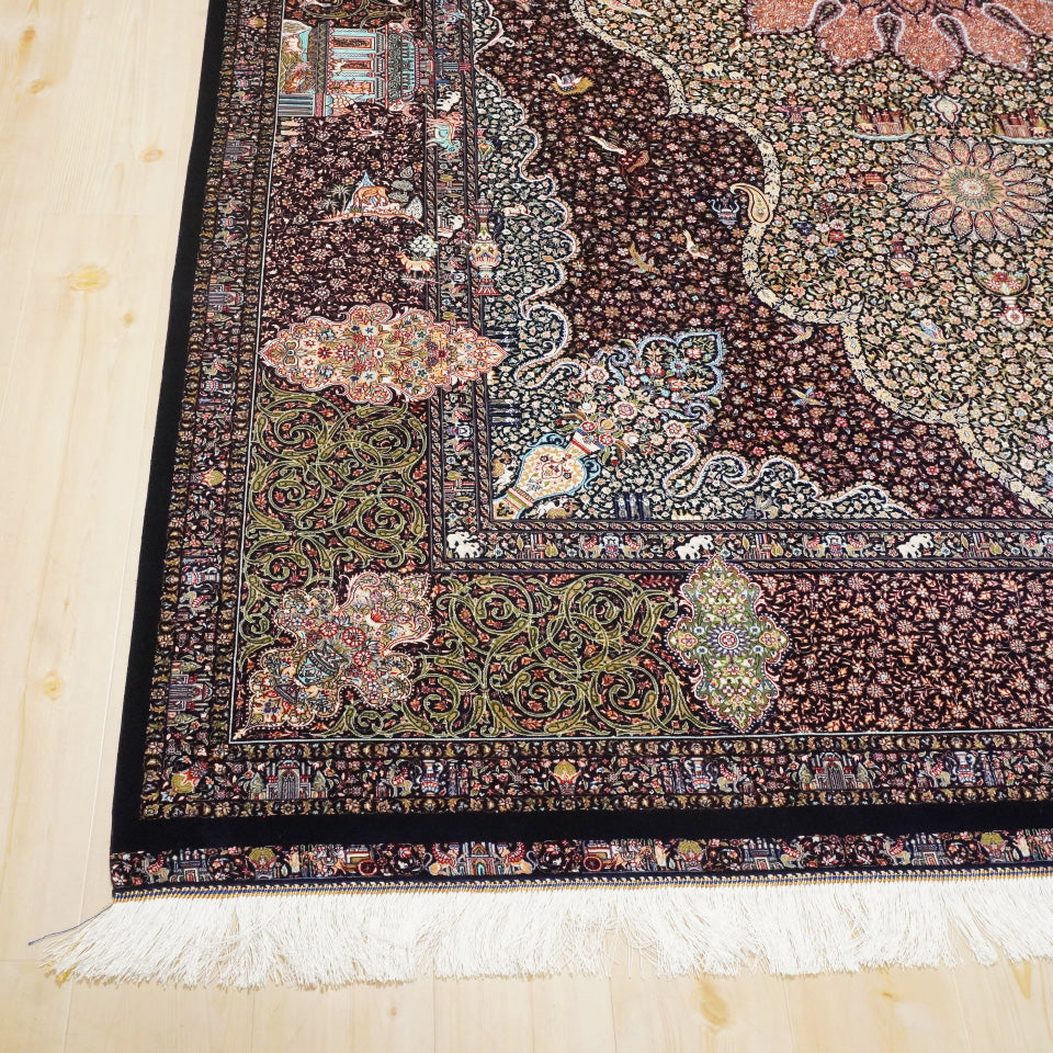 モダールレーヨンラグ 最高級密度450万ポイント（450万ノット）高密度パイル