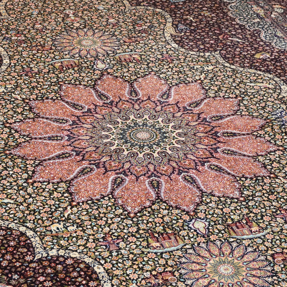 モダールレーヨンラグ 最高級密度450万ポイント（450万ノット）とろけるような肌触り