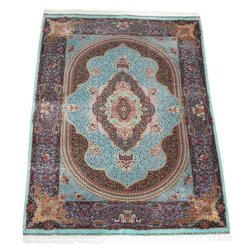 モダールレーヨンラグ 最高級密度450万ポイント（450万ノット）シルクのような光沢感