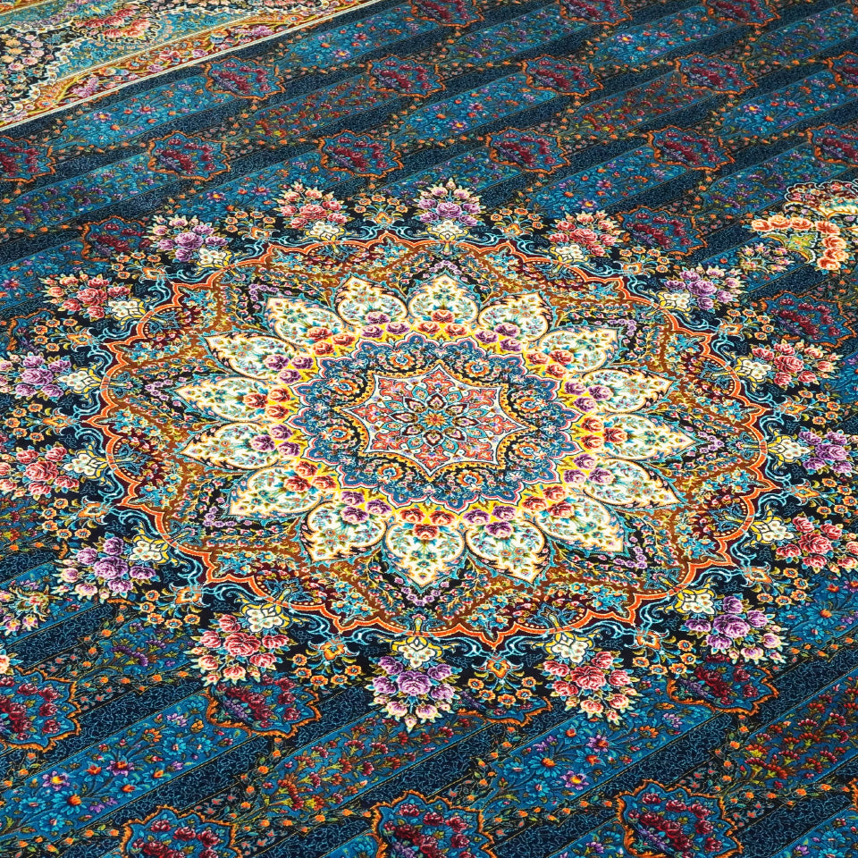 モダールレーヨンラグ 最高級密度450万ポイント（450万ノット）シルクのようななめらかさ