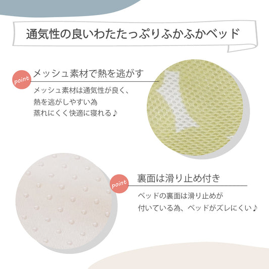 SRブルーム スクエアベッド説明