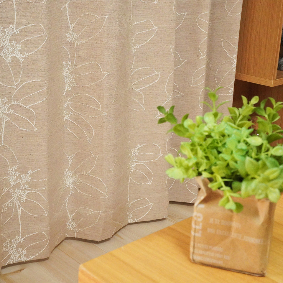 既製｜裏地付き 植物柄が描かれた温かみのあるデザイン｜プレリー裏地付