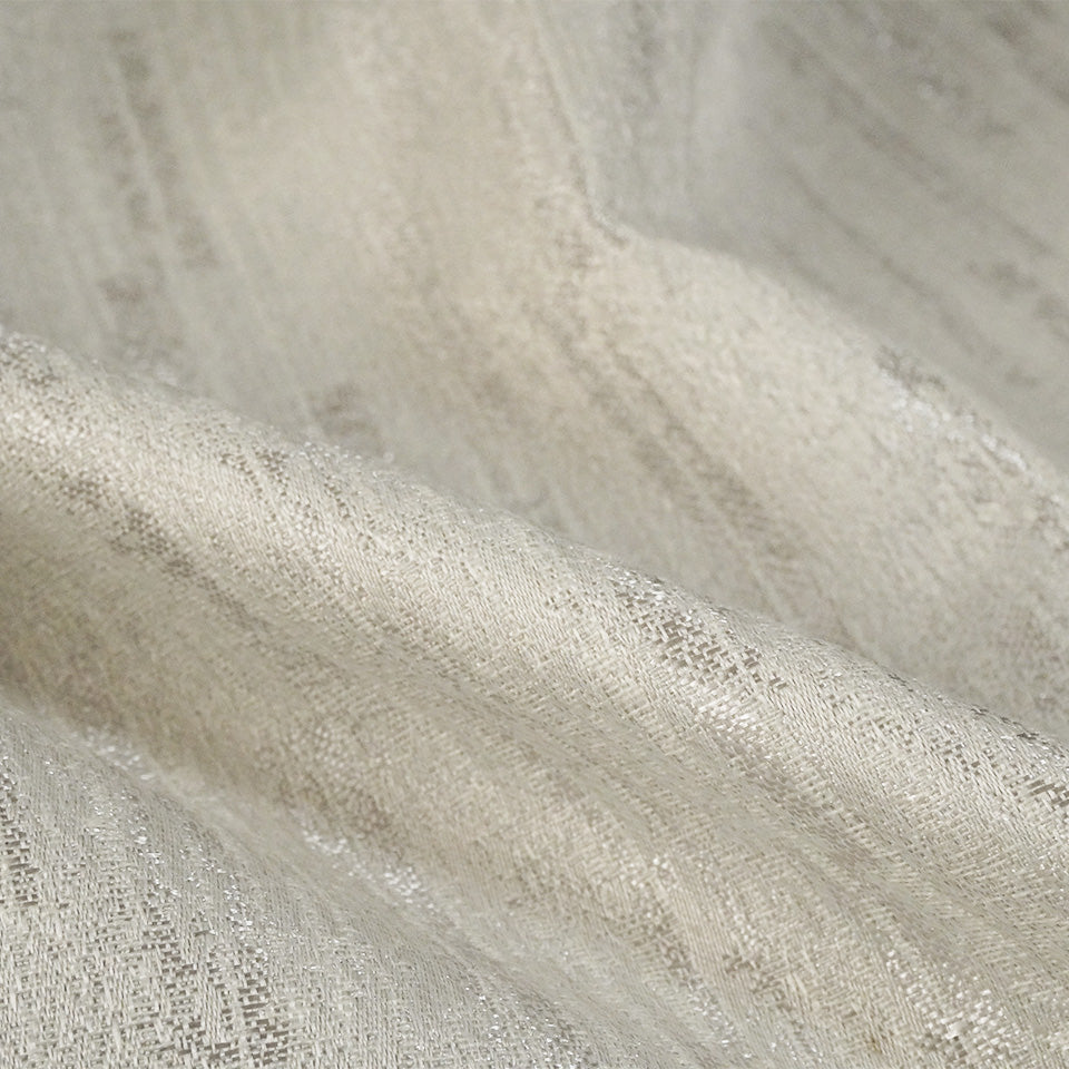 裏地付き遮光1級モダンデザインのシンプルカーテン アイボリー しっかりした生地