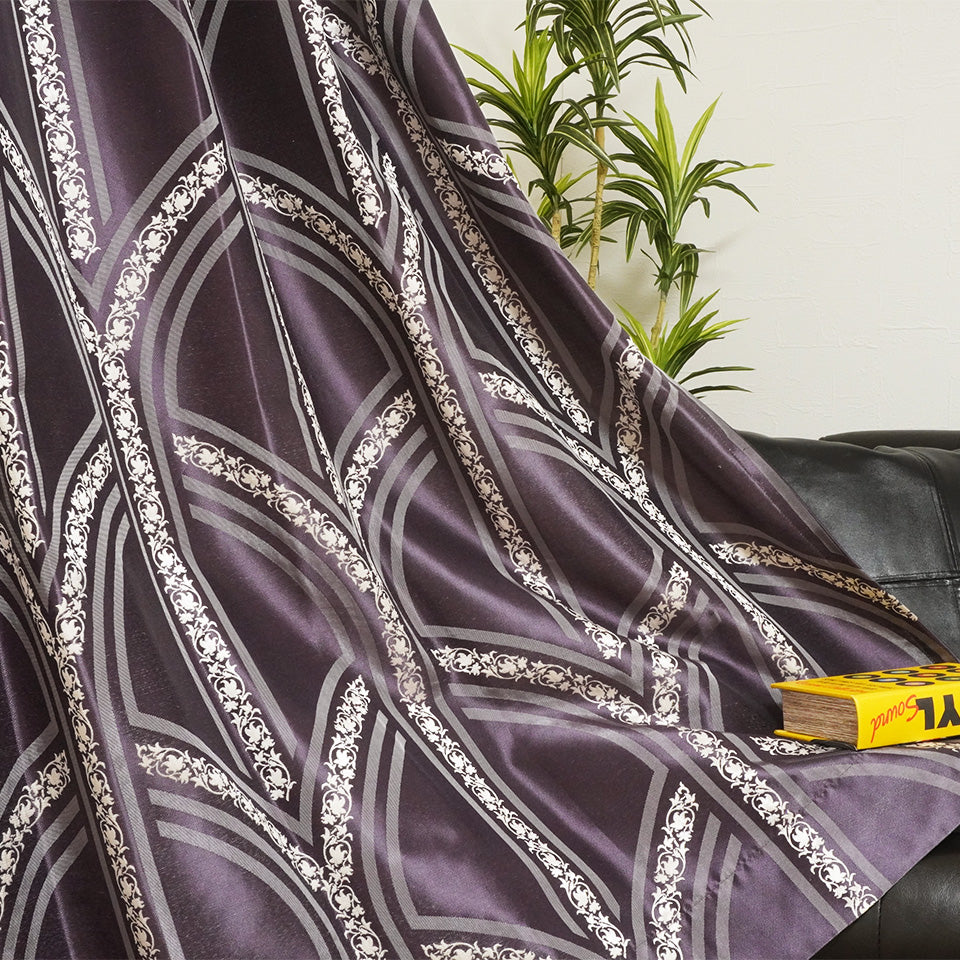 無料生地サンプル】オーダー｜防炎 高級感のあるダマスク柄ジャガード