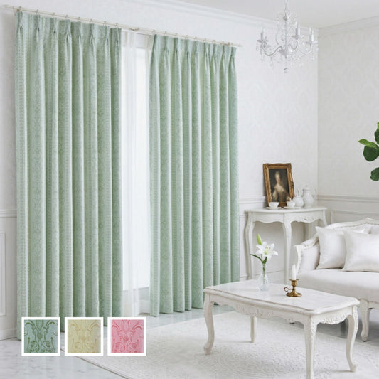 やわらかでやさしい光沢感のエレガンスカーテン ホワイトインテリアのエレガンススタイル