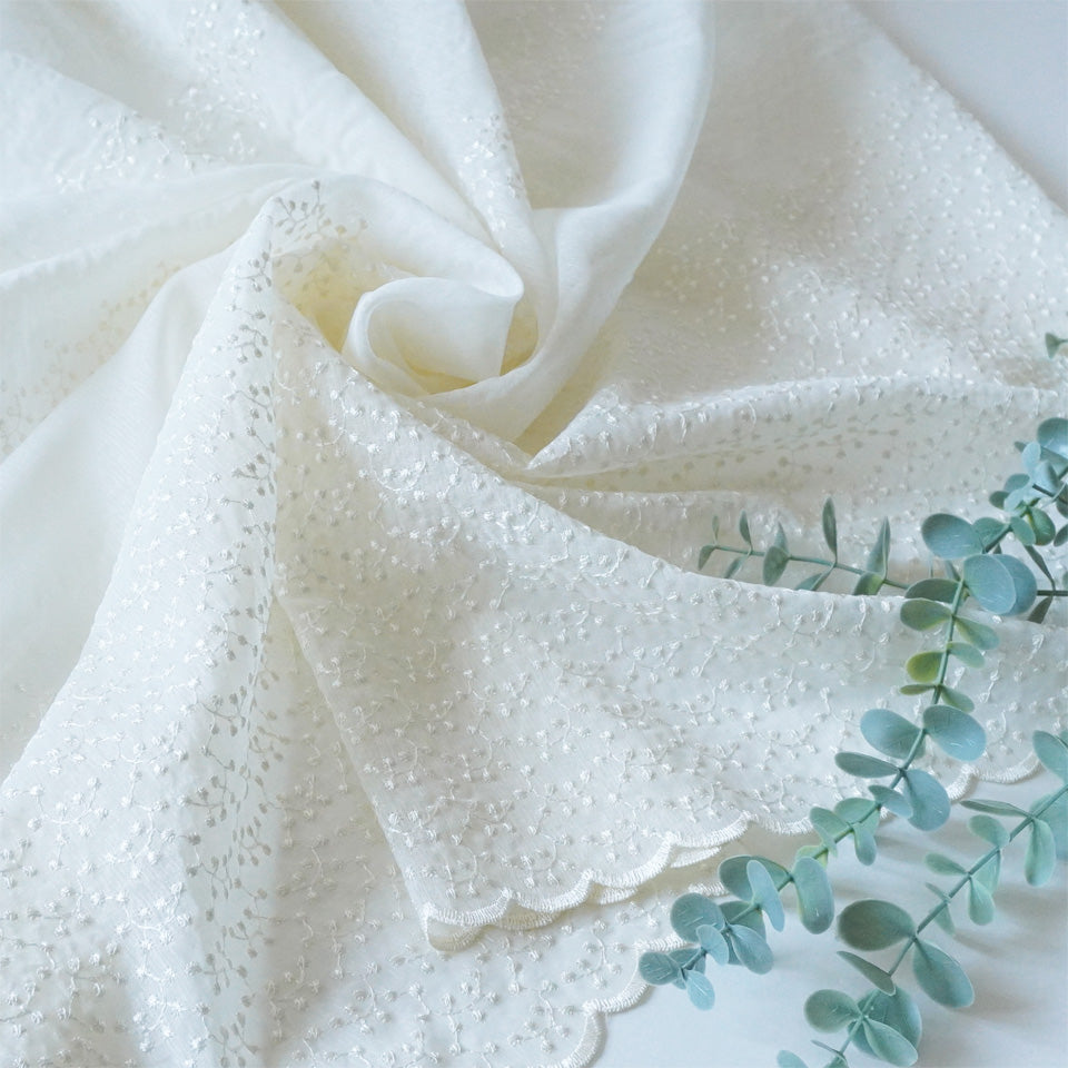 刺繍レースカーテン はぎれセット  10枚入-6