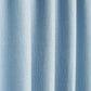 防炎・遮光2級の無地カーテン ブルー 生地アップ