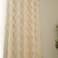 モダンなヘリンボーン柄ラメ糸入りジャガードカーテン 角度で見え方が変わるジャガード織