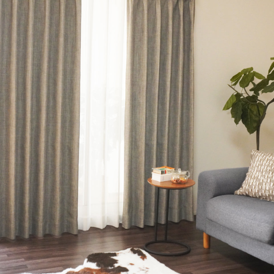 遮光1級 複数の色が混ざり合ったジャガード織 モダンインテリア