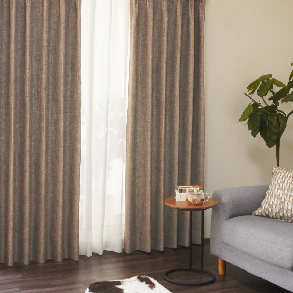 遮光1級 複数の色が混ざり合ったジャガード織 モダンインテリア