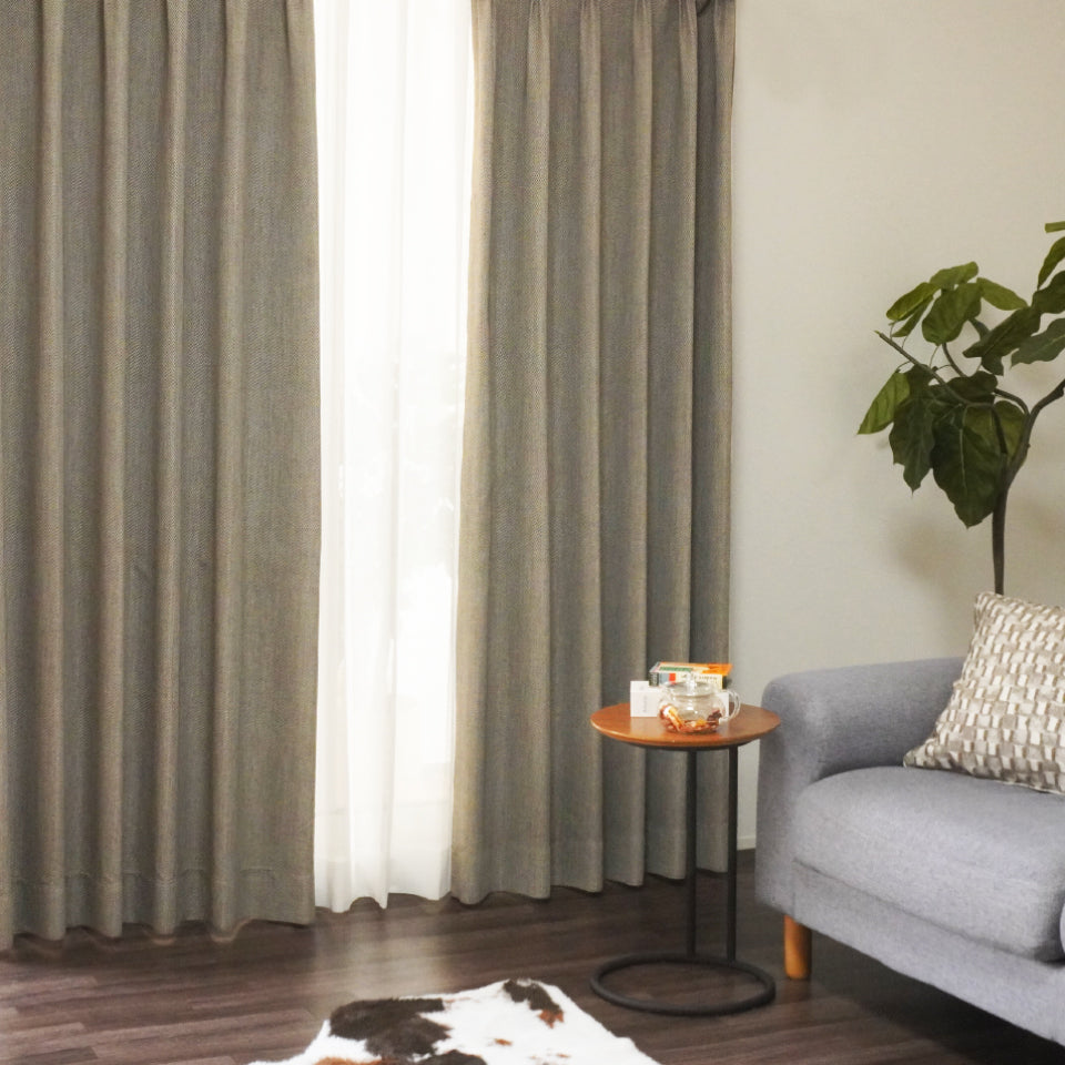 遮光1級 複数の色が混ざり合ったジャガード織 モダンインテリア