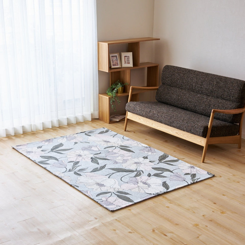 コジコジ様　シェニールダイニングシート　グレー4枚、ベージュ4枚おまとめ コクリコ シェニールラグ